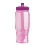 Rotation 27oz Transparent Contour Bottle w/Push-Pull Lid - Transparent Pink Pink Blank Rotation 27oz Transparent Contour Bottle w/Push-Pull Lid - Transparent Pink Pink Blank
