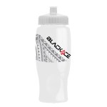 Rotation 27oz Transparent Contour Bottle w/Push-Pull Lid - White White Spectrum Digital Print Rotation 27oz Transparent Contour Bottle w/Push-Pull Lid - White White Spectrum Digital Print