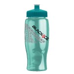 Rotation 27oz Transparent Contour Bottle w/Push-Pull Lid - Transparent Teal Teal Spectrum Digital Print Rotation 27oz Transparent Contour Bottle w/Push-Pull Lid - Transparent Teal Teal Spectrum Digital Print