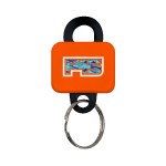 EZ Clip Multi-Use Keychain & Badge Clip - Orange Eyecandy Digital Transfer EZ Clip Multi-Use Keychain & Badge Clip - Orange Eyecandy Digital Transfer