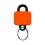 EZ Clip Multi-Use Keychain & Badge Clip - Orange Blank EZ Clip Multi-Use Keychain & Badge Clip - Orange Blank