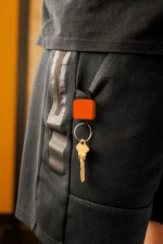 EZ Clip Multi-Use Keychain & Badge Clip - Orange Blank EZ Clip Multi-Use Keychain & Badge Clip - Orange Blank