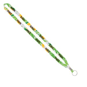 IMPORT Rush 1/2" Dye-Sublimated Lanyard with Silver Crimp & Split-Ring 1 IMPORT Rush 1/2" Dye-Sublimated Lanyard with Silver Crimp & Split-Ring 1