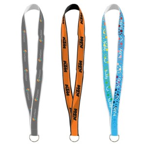 IMPORT 3/4" Dye Sub 2 Layer Ribbon Lanyard 1 IMPORT 3/4" Dye Sub 2 Layer Ribbon Lanyard 1