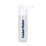 Spritzer 20 oz rPET Spray Water Bottle - White Spectrum Digital Print Spritzer 20 oz rPET Spray Water Bottle - White Spectrum Digital Print