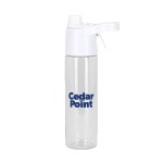 Spritzer 20 oz rPET Spray Water Bottle - White Spritzer 20 oz rPET Spray Water Bottle - White