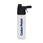 Spritzer 20 oz rPET Spray Water Bottle - Black Spectrum Digital Print Spritzer 20 oz rPET Spray Water Bottle - Black Spectrum Digital Print