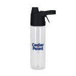 Spritzer 20 oz rPET Spray Water Bottle - Black Spectrum Digital Print Spritzer 20 oz rPET Spray Water Bottle - Black Spectrum Digital Print