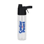 Spritzer 20 oz rPET Spray Water Bottle - Black Eyecandy Digital Transfer Spritzer 20 oz rPET Spray Water Bottle - Black Eyecandy Digital Transfer