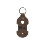 Ryder Leather Earbud Keychain - Distressed Brown Blank Ryder Leather Earbud Keychain - Distressed Brown Blank