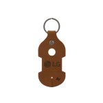 Ryder Leather Earbud Keychain - Tan Ryder Leather Earbud Keychain - Tan