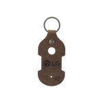 Ryder Leather Earbud Keychain - Distressed Brown Ryder Leather Earbud Keychain - Distressed Brown