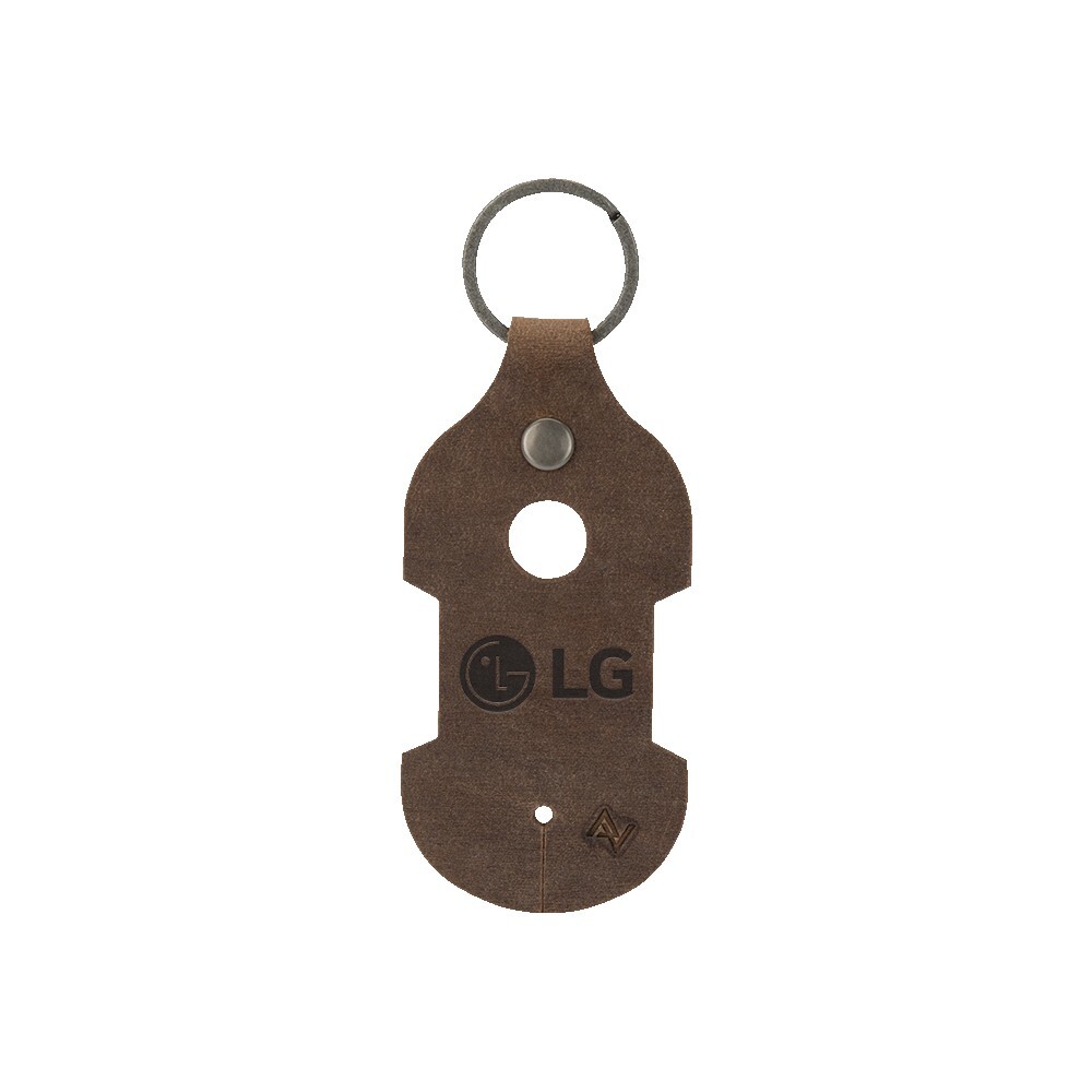Ryder Leather Earbud Keychain 1