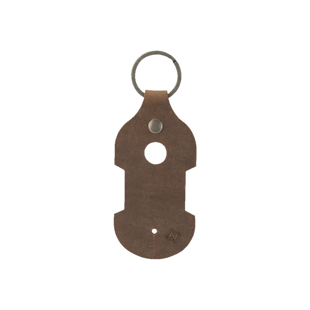 Ryder Leather Earbud Keychain 1