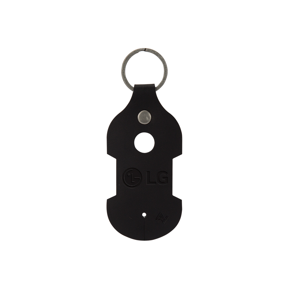 Ryder Leather Earbud Keychain 1