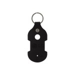 Ryder Leather Earbud Keychain - Slate Gray Blank Ryder Leather Earbud Keychain - Slate Gray Blank