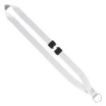 3/4" Dye-Sublimated Lanyard with Silver Tone Metal Crimp & Split Ring 2 3/4" Dye-Sublimated Lanyard with Silver Tone Metal Crimp & Split Ring 2