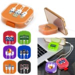 3 Piece Charging Cable Set with Phone Holder 1 3 Piece Charging Cable Set with Phone Holder 1