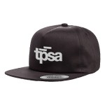 Yupoong 6502 Unstructured Five-Panel Snapback Cap - Black Yupoong 6502 Unstructured Five-Panel Snapback Cap - Black