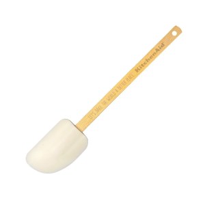 Silicone Spatula with Wood Handle 1 Silicone Spatula with Wood Handle 1