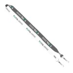 3/4" 2-Ended Dye-Sublimated Lanyard with Metal Crimp & Metal Swivel Snap Hook 6 3/4" 2-Ended Dye-Sublimated Lanyard with Metal Crimp & Metal Swivel Snap Hook 6