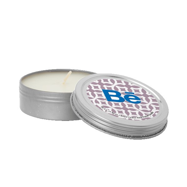 2 oz. Scented Candle in Screw-Top Metal Tin 1