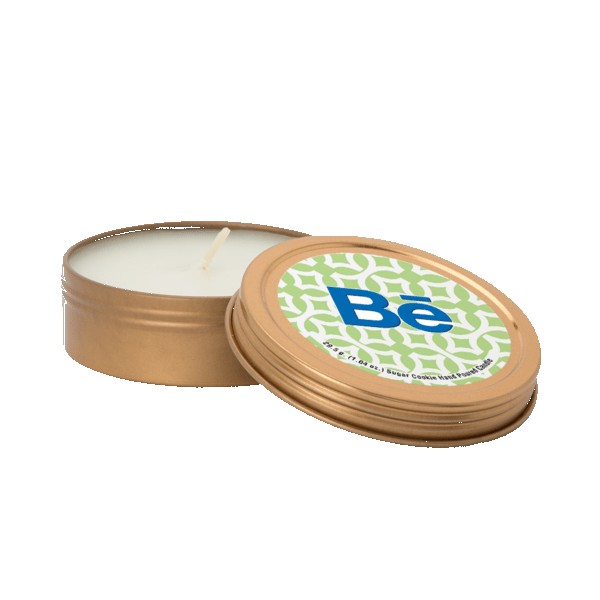 2 oz. Scented Candle in Screw-Top Metal Tin 1