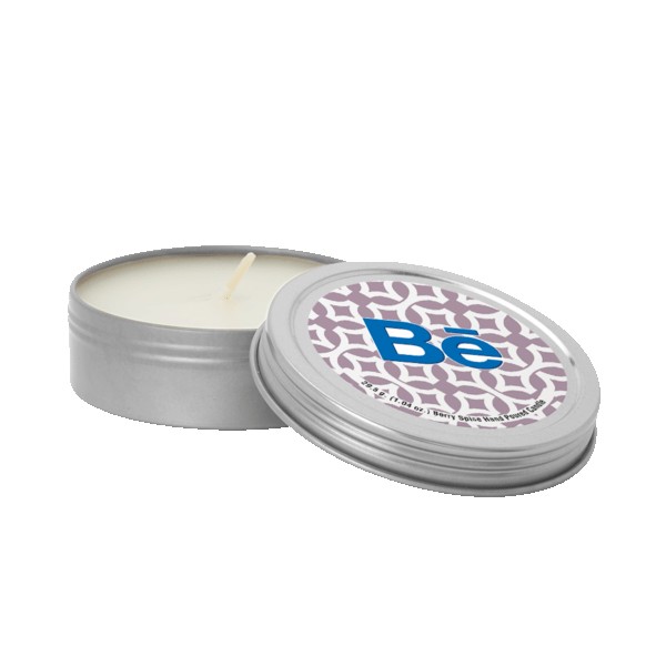 2 oz. Scented Candle in Screw-Top Metal Tin 1