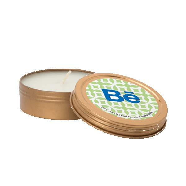 2 oz. Scented Candle in Screw-Top Metal Tin 1