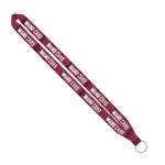 IMPORT Rush 3/4" Dye-Sublimated Lanyard Sewn Silver Metal Split-Ring 1 IMPORT Rush 3/4" Dye-Sublimated Lanyard Sewn Silver Metal Split-Ring 1