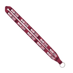 IMPORT Rush 3/4" Dye-Sublimated Lanyard Sewn Silver Metal Split-Ring 1 IMPORT Rush 3/4" Dye-Sublimated Lanyard Sewn Silver Metal Split-Ring 1