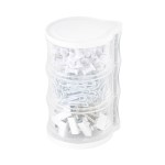 Tower of Clips and Push Pins - White Blank Tower of Clips and Push Pins - White Blank