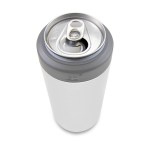 Basecamp Chilly Slim Insulated Can Cooler - White Blank Basecamp Chilly Slim Insulated Can Cooler - White Blank