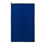 Waffle Weave Golf Towel with Black Corner Hook - Royal Blue Blank Waffle Weave Golf Towel with Black Corner Hook - Royal Blue Blank