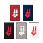 Waffle Weave Golf Towel with Black Corner Hook 1 Waffle Weave Golf Towel with Black Corner Hook 1