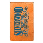 Luxury Beach Towel (Colors) - Orange Screen Print Luxury Beach Towel (Colors) - Orange Screen Print