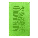 Luxury Beach Towel (Colors) - Lime Green Screen Print Luxury Beach Towel (Colors) - Lime Green Screen Print