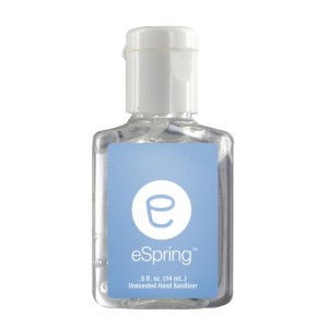 0.5 oz. Clear Sanitizer in Clear Bottle 1 0.5 oz. Clear Sanitizer in Clear Bottle 1