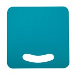 Square Hand Fan - Turquoise Blank Square Hand Fan - Turquoise Blank