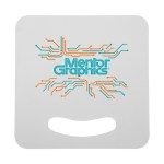 Square Hand Fan - White Eyecandy Digital Transfer Square Hand Fan - White Eyecandy Digital Transfer