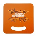 Square Hand Fan - Orange Eyecandy Digital Transfer Square Hand Fan - Orange Eyecandy Digital Transfer