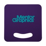Square Hand Fan - Purple Screen Print Square Hand Fan - Purple Screen Print