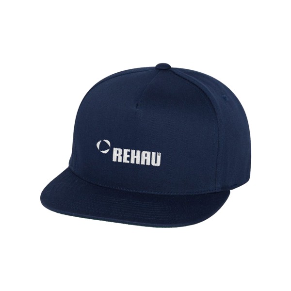 Yupoong 6007 Five Panel Flat Bill Cap 1