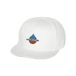 Yupoong 6007 Five Panel Flat Bill Cap - White Yupoong 6007 Five Panel Flat Bill Cap - White