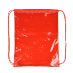 Phoenix Clear Drawstring Backpack - Red Blank Phoenix Clear Drawstring Backpack - Red Blank