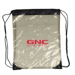 Phoenix Clear Drawstring Backpack - Smoke Screen Print Phoenix Clear Drawstring Backpack - Smoke Screen Print
