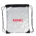 Phoenix Clear Drawstring Backpack - Clear Screen Print Phoenix Clear Drawstring Backpack - Clear Screen Print