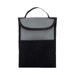 Back Bay Recycled Non Woven Lunch Cooler - Cool Gray 8c, Black Blank Back Bay Recycled Non Woven Lunch Cooler - Cool Gray 8c, Black Blank