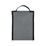 Back Bay Recycled Non Woven Lunch Cooler - Cool Gray 8c, Black Blank Back Bay Recycled Non Woven Lunch Cooler - Cool Gray 8c, Black Blank