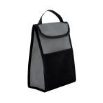 Back Bay Recycled Non Woven Lunch Cooler - Cool Gray 8c, Black Blank Back Bay Recycled Non Woven Lunch Cooler - Cool Gray 8c, Black Blank